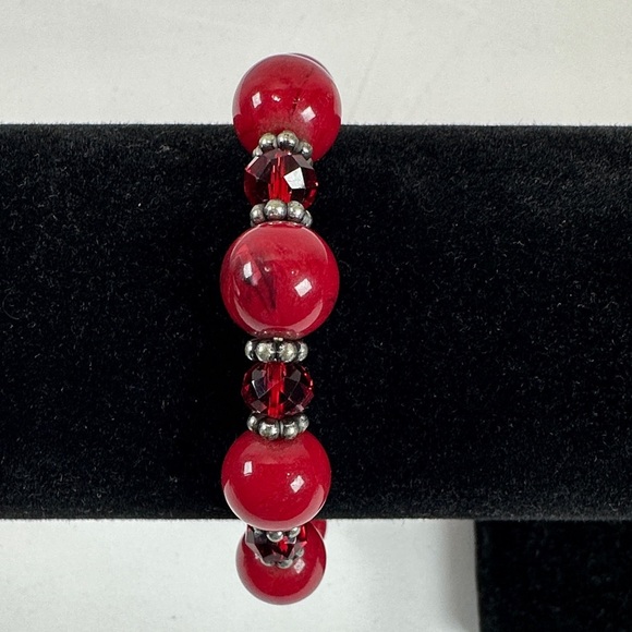 ✨ Stunning Red Bracelet Set – Perfect for Everyday Wear or Special Occasions ✨ - Picture 6 of 10